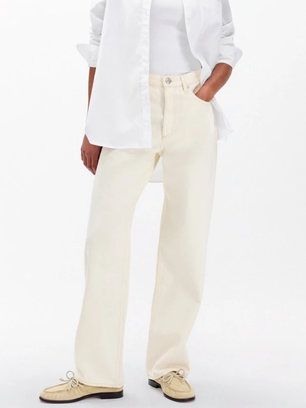 rag & bone Shea High Waist Relaxed Straight Leg Jeans Size 24